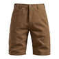Straight Five-point Pure Color All-matching Workwear Shorts Men