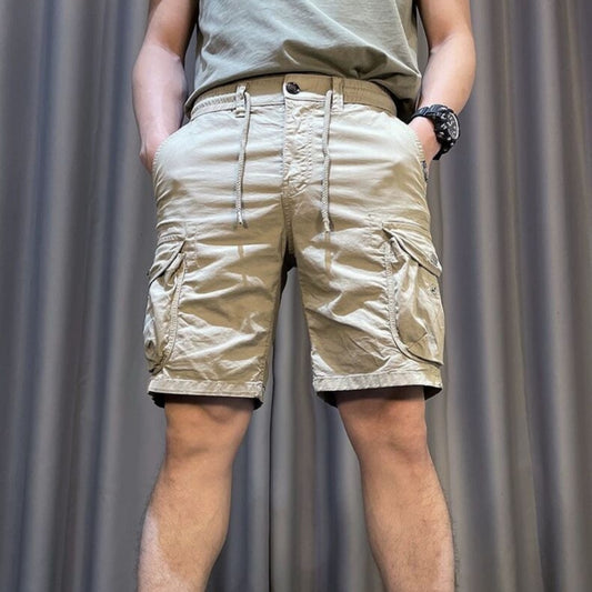 Loose Straight Multi-pocket Casual Overalls Pants