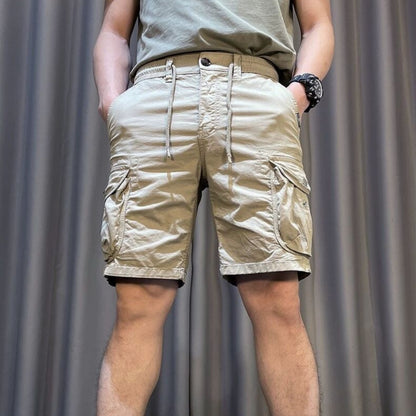 Loose Straight Multi-pocket Casual Overalls Pants