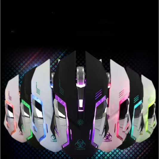 Silent Luminous USB Desktop Mouse