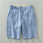 Linen Shorts Men's Loose Plus Size
