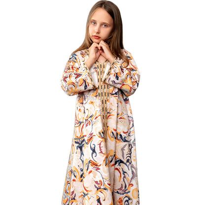 Printed Robe Abaya