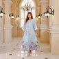 Diamond Detail Long Sleeve Abaya Robe