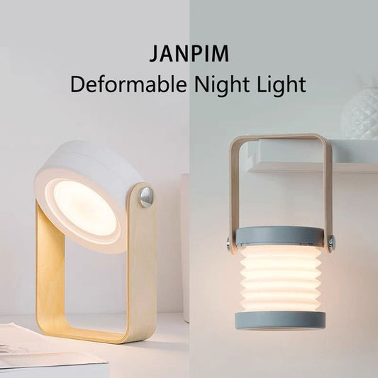 Foldable Touch LED Night Light, USB Rechargeable, 3 Brightness Levels