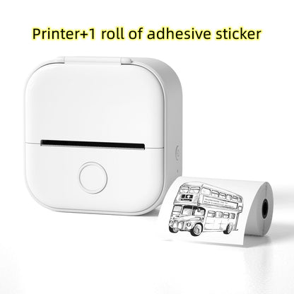 Phomemo T02 Mini Pocket Thermal Printer – Inkless Bluetooth Label Printer, Supports 10 Languages, 1000mAh Battery