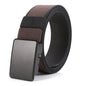 Rotating Buckle Double-sided Nylon Waistband Men