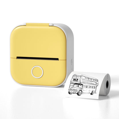 Phomemo T02 Mini Pocket Thermal Printer – Inkless Bluetooth Label Printer, Supports 10 Languages, 1000mAh Battery