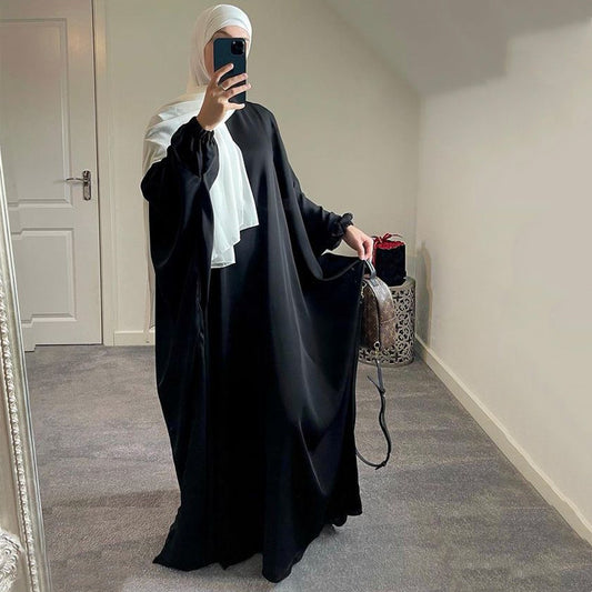 Elegant One-Piece Prayer Dress with Belt