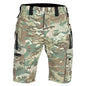 Beetle Elastic Waist Multifunctional Camouflage Shorts