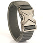 Fashion Commuter Casual Men's Belt Woven Elastic Minimalist Alloy Buckle