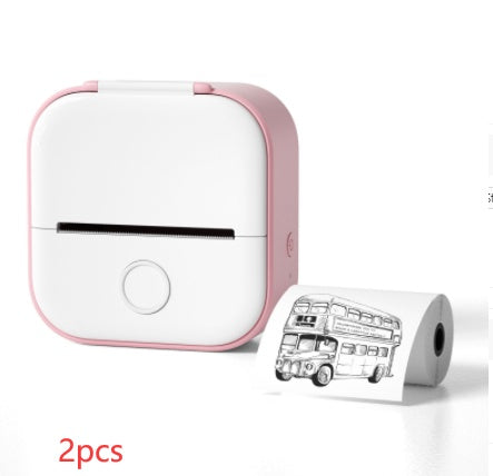 Phomemo T02 Mini Pocket Thermal Printer – Inkless Bluetooth Label Printer, Supports 10 Languages, 1000mAh Battery