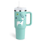 Premium 40oz Stainless Steel Insulated Tumbler – Double Wall Vacuum Flask for Hot & Cold Beverages