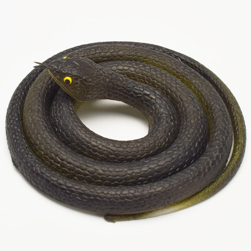 80cm Soft Rubber Simulation Snake Toy