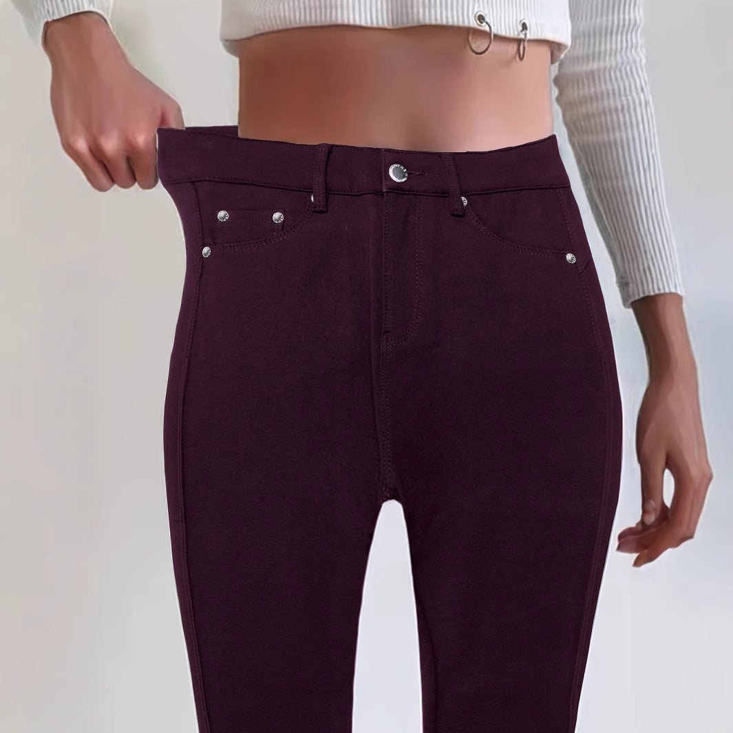 Street Style Skinny Cotton Pants