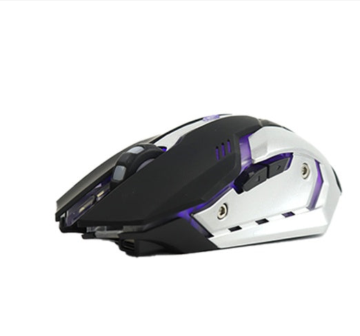 T1 Wireless Gaming Mouse – Ergonomic Design, 1600 DPI, 6 Buttons, USB Receiver, 2.4GHz Wireless, Compatible with Laptops