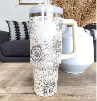Premium 40oz Stainless Steel Insulated Tumbler – Double Wall Vacuum Flask for Hot & Cold Beverages