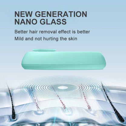 Crystal Hair Removal Device – Nano-Glass, Painless, Portable, Safe, With Finger Ring, Multi-Color