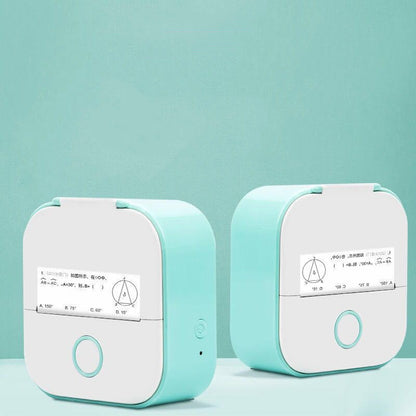 Phomemo T02 Mini Pocket Thermal Printer – Inkless Bluetooth Label Printer, Supports 10 Languages, 1000mAh Battery