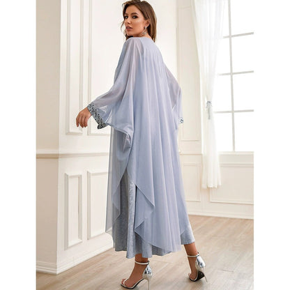 Autumn Middle East Abaya Embroidery Set