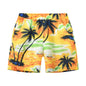 Fashion Printed Coconut Multi-color Thin Beach Pants