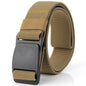Elastic Belt Donefu Plastic Steel Pom Buckle Casual All-Match Belt