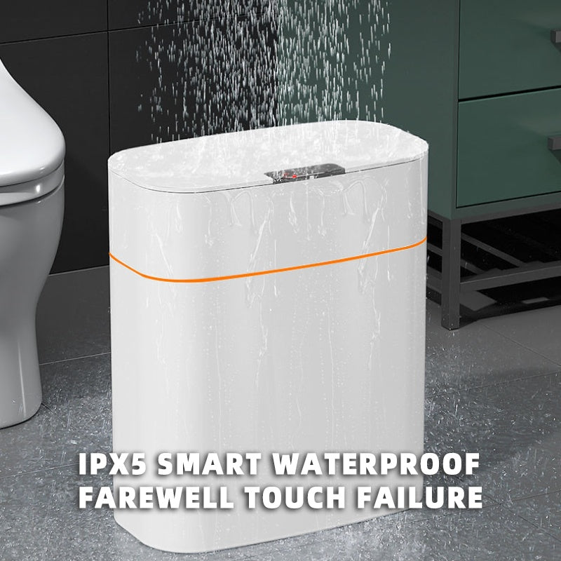 Smart Automatic Sensor Trash Can – Waterproof, UV Sterilization, Deodorization, Insect & Leakage Prevention, 13L & 16L