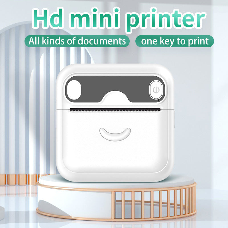 Portable Bluetooth Thermal Printer with 1000mAh Battery and High-Resolution Printing