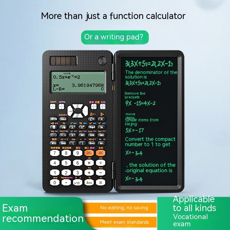 Scientific Calculator with LCD Notepad for Efficient Calculation and Note Taking