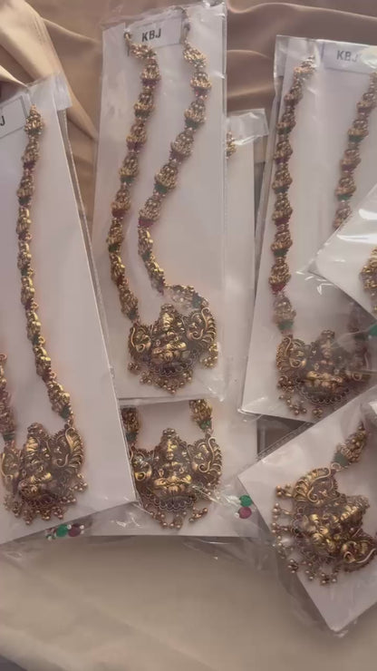 Lakshmi Long Haaram Necklace